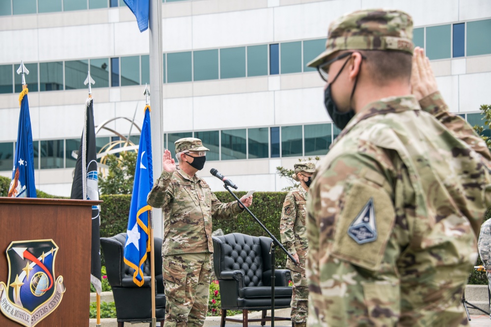 LAAFB hosts U.S. Space Force ceremonial transfer events