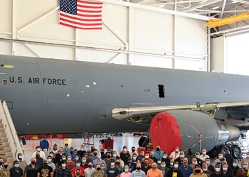 568th AMXS completes first year of depot production at new KC-46A campus