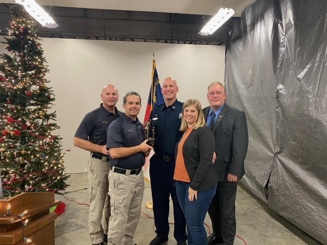 Fort Bragg Firefighter is awarded Cumberland County Firefighter of the Year 2021