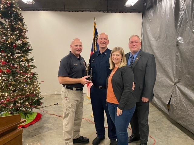 Fort Bragg Firefighter is awarded Cumberland County Firefighter of the Year 2021