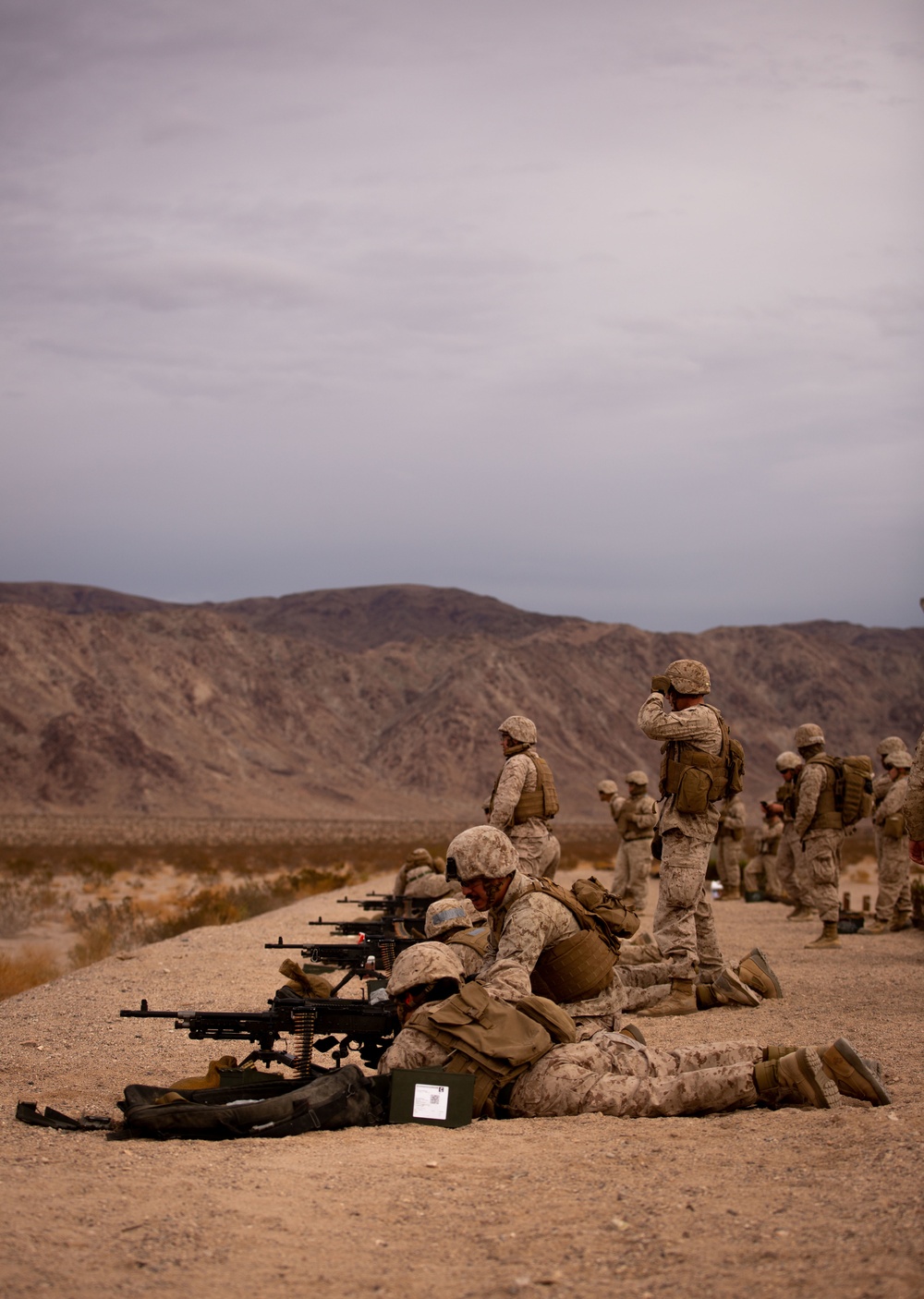 1st Supply Battalion M240B Range 113