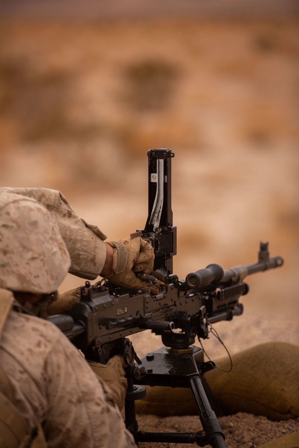 1st Supply Battalion M240B Range 113