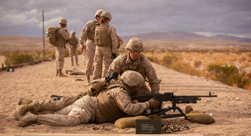 1st Supply Battalion M240B Range 113