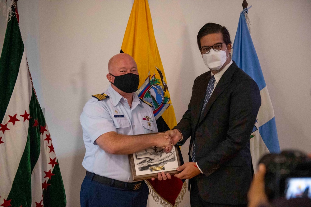 U.S. Coast Guard, National Oceanic and Atmospheric Administration attend International Illegal, Unreported, Unregulated Fishing Symposium in Ecuador