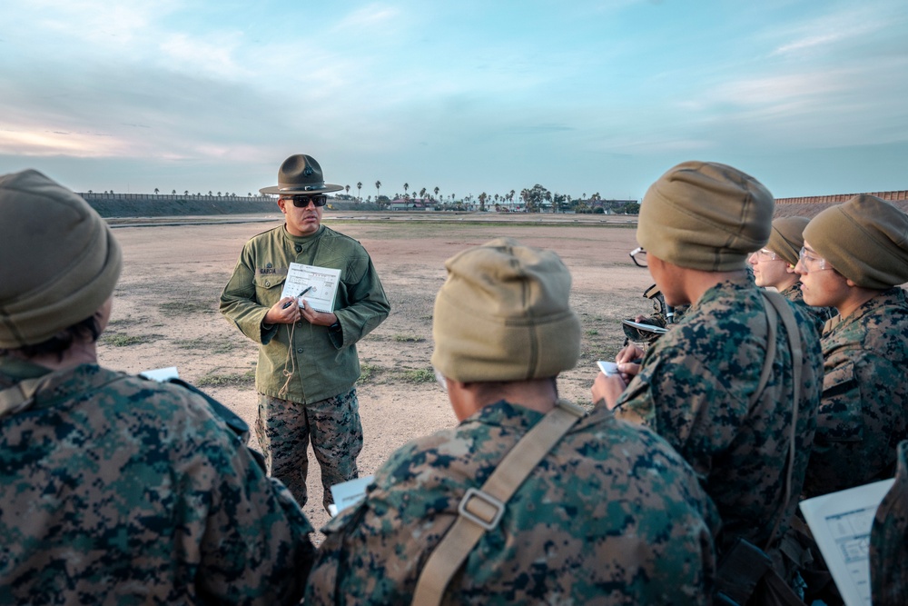 Golf Company live-fire training