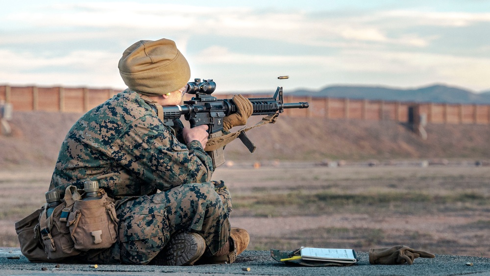 Golf Company live-fire training