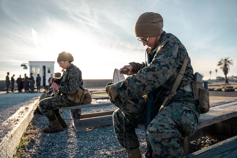 Golf Company live-fire training
