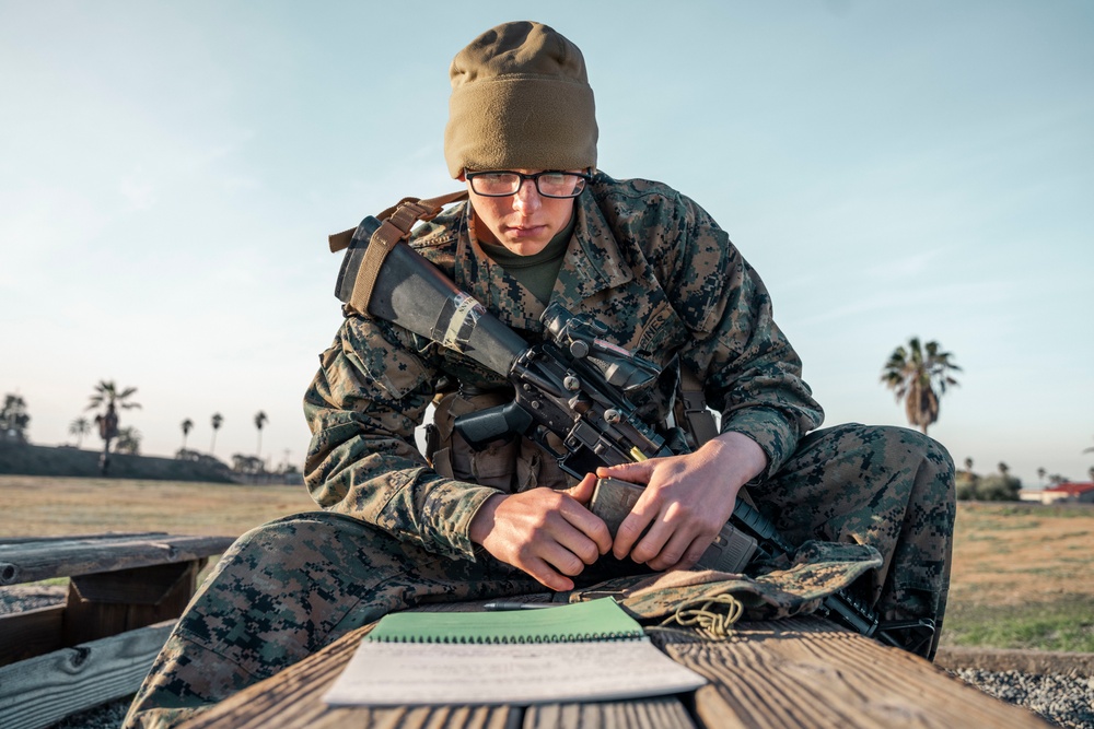Golf Company live-fire training
