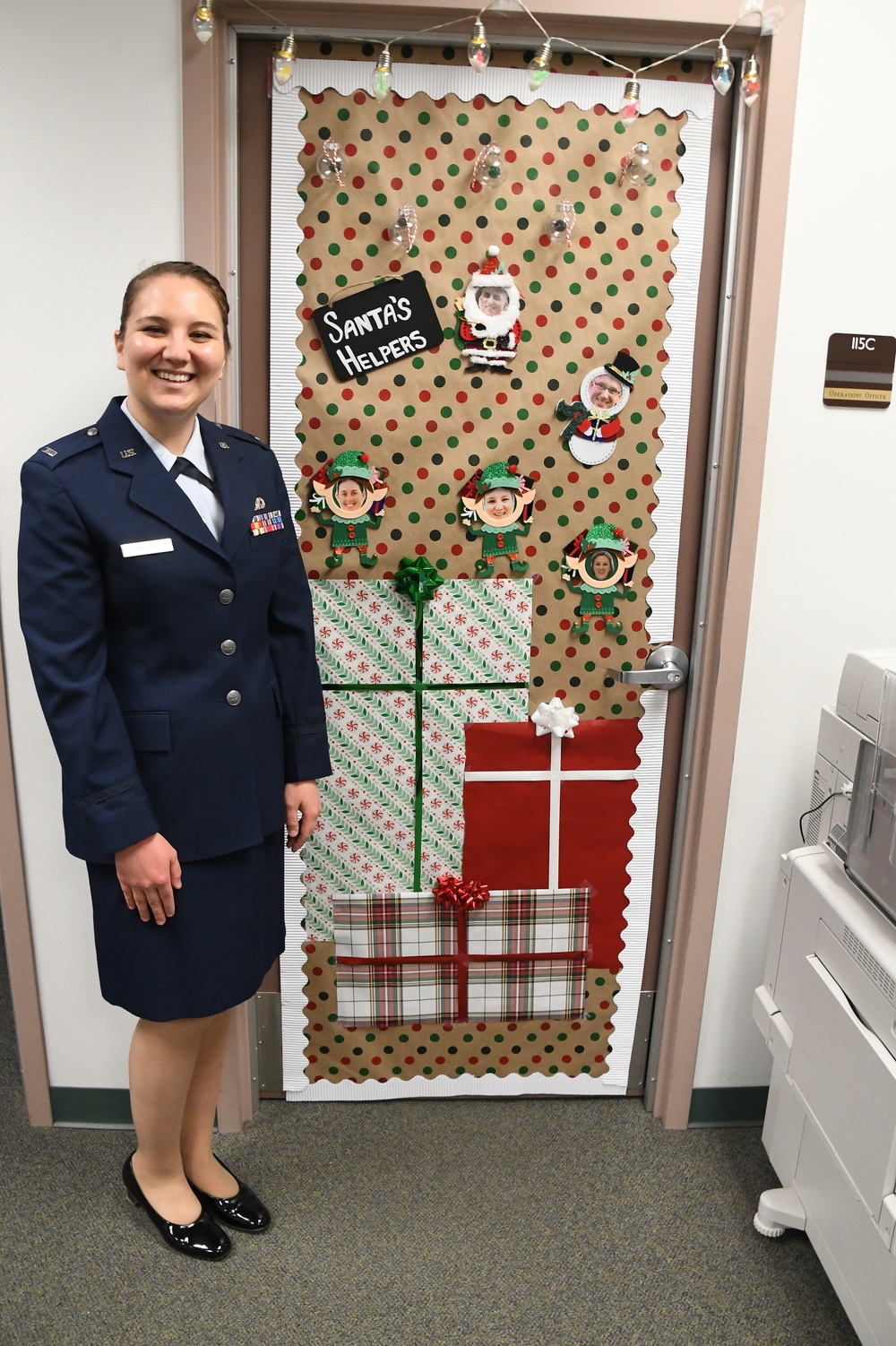 168th Logistics Squadron decks the halls