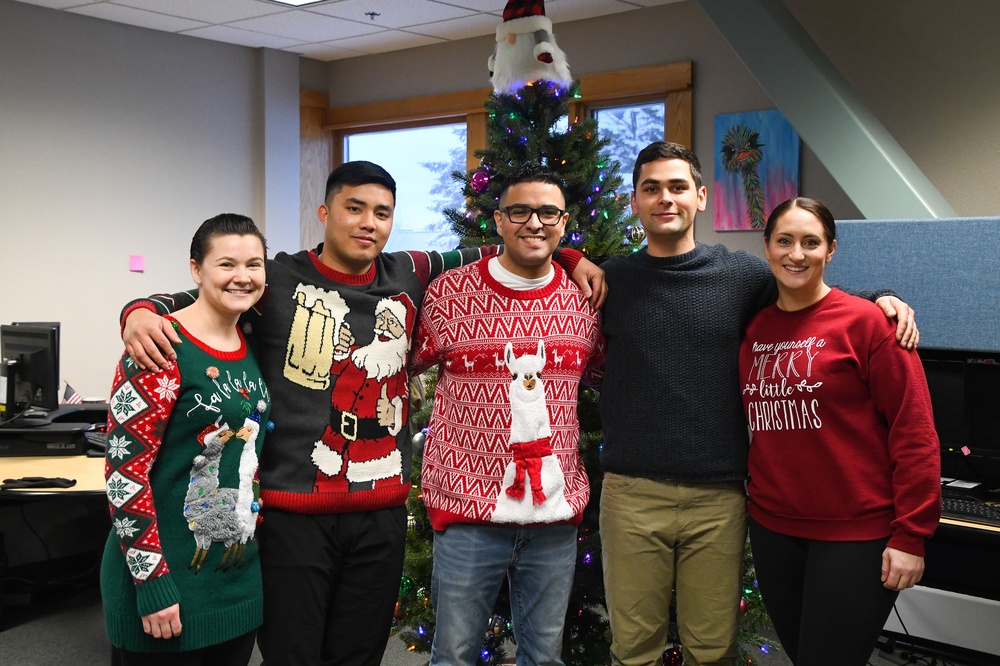 168th Logistics Squadron decks the halls