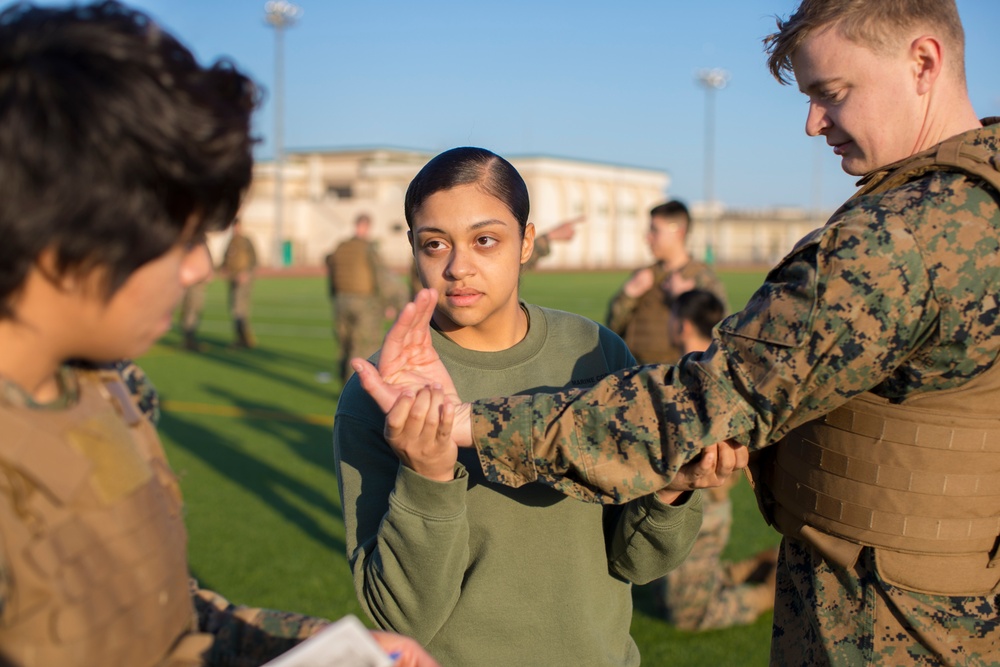 Marines with MAG-12 earn Green Belts