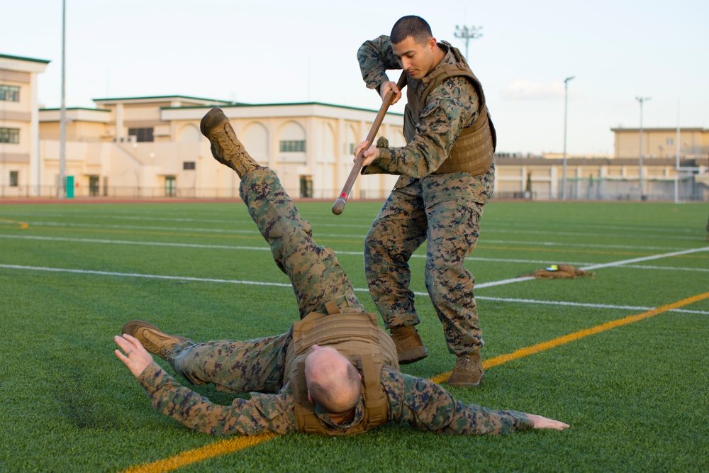 Marines with MAG-12 earn Green Belts