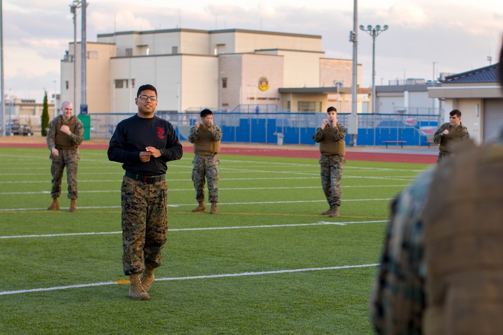 Marines with MAG-12 earn Green Belts