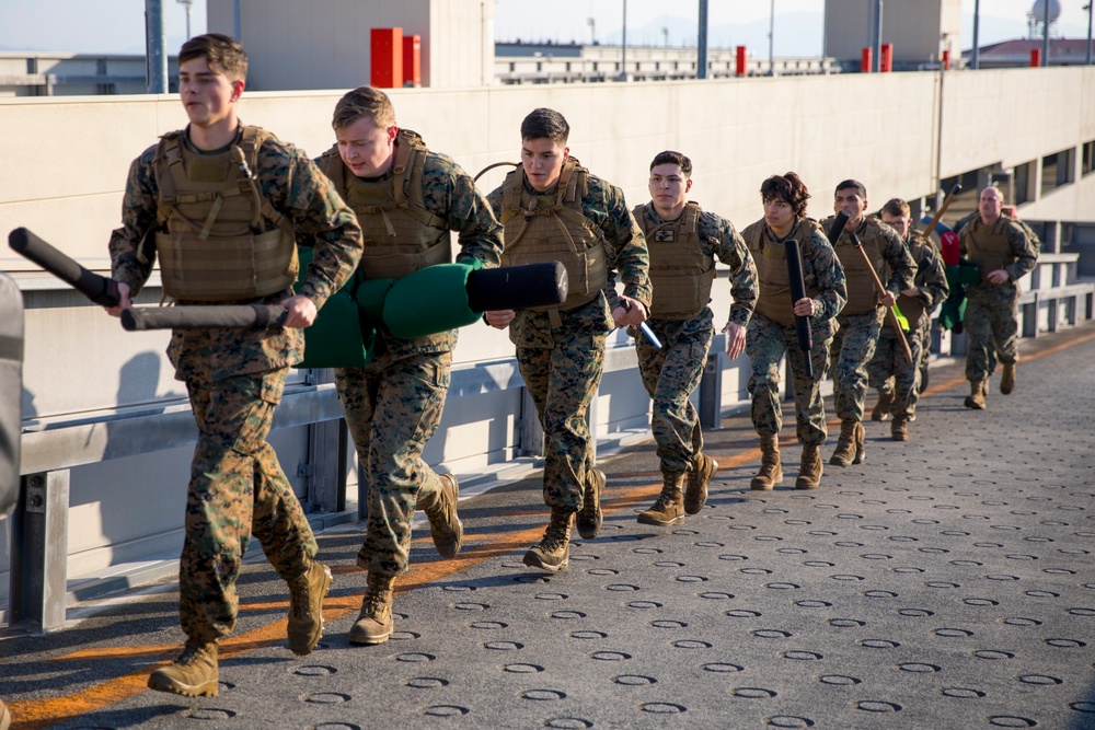 Marines with MAG-12 earn Green Belts