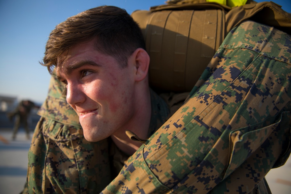 Marines with MAG-12 earn Green Belts