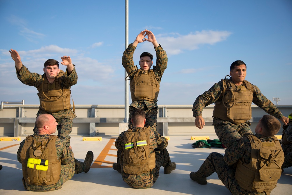 Marines with MAG-12 earn Green Belts