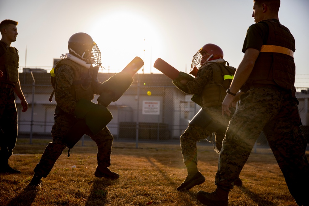 Marines with MAG-12 earn Green Belts