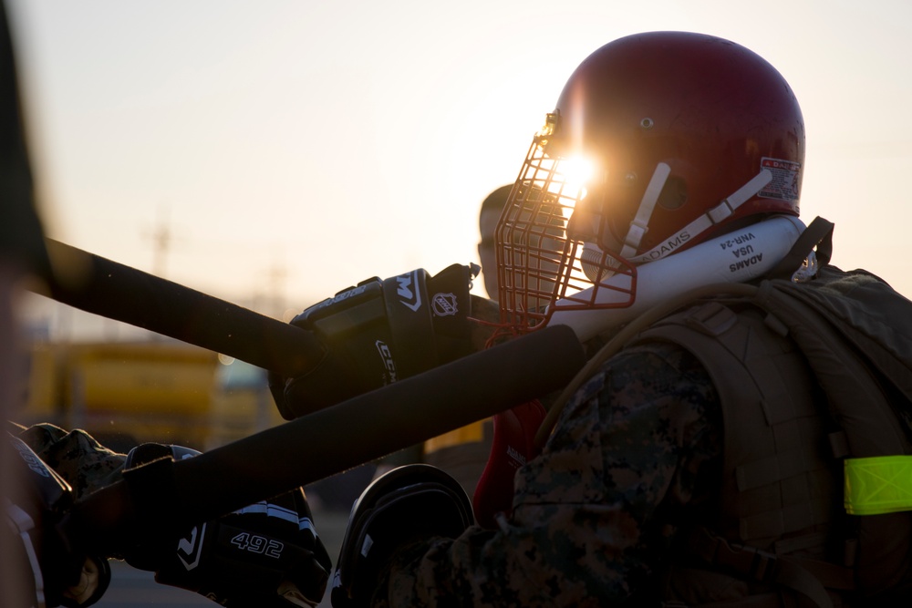 Marines with MAG-12 earn Green Belts