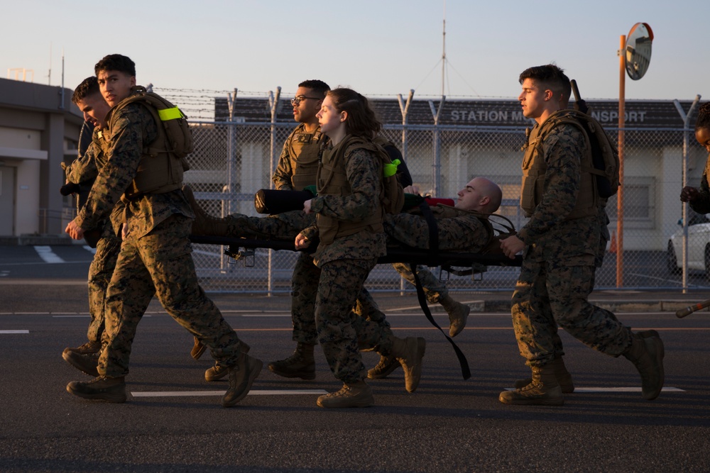 Marines with MAG-12 earn Green Belts