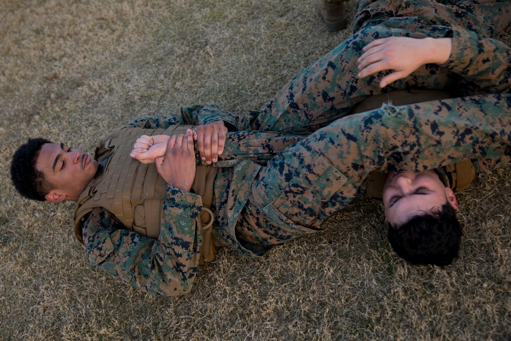 Marines with MAG-12 earn Green Belts