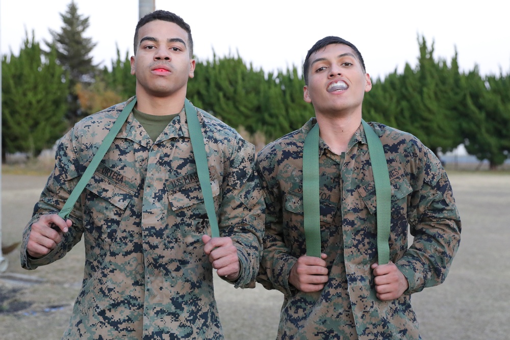 Marines with MAG-12 earn Green Belts