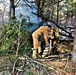 Improvised shelter building among important skills taught to Cold-Weather Operations Course Class 22-01 students