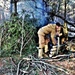 Improvised shelter building among important skills taught to Cold-Weather Operations Course Class 22-01 students