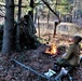 Improvised shelter building among important skills taught to Cold-Weather Operations Course Class 22-01 students