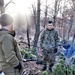 Improvised shelter building among important skills taught to Cold-Weather Operations Course Class 22-01 students