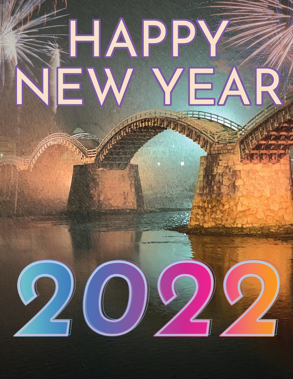 2022 Happy New Year Poster