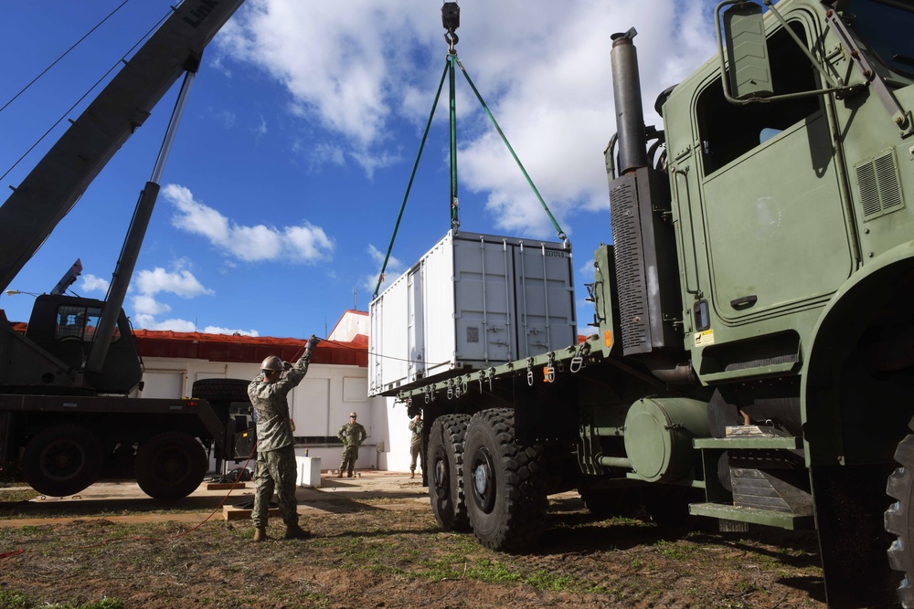 NMCB 1 Transports Expeditionary Satellite Module