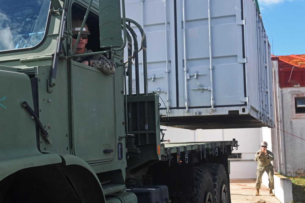 NMCB 1 Transports Expeditionary Satellite Module
