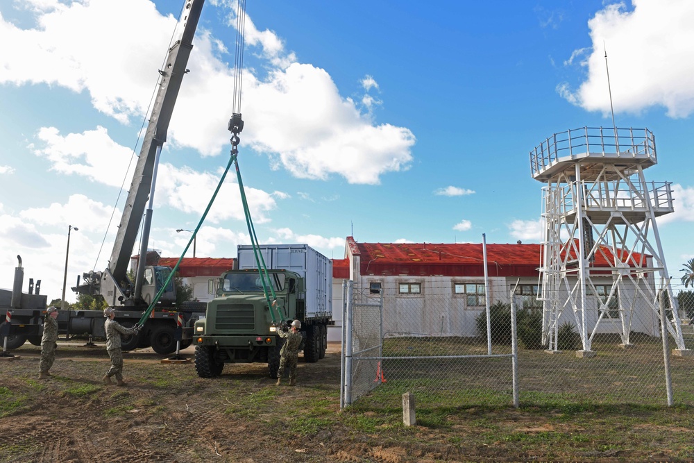 NMCB 1 Transports Expeditionary Satellite Module