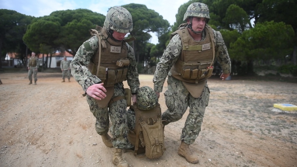 NMCB 1 Combat Life Saver Course