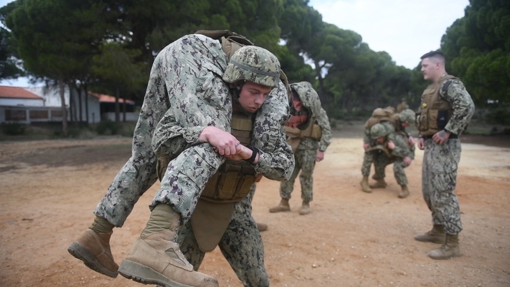 NMCB 1 Combat Life Saver Course