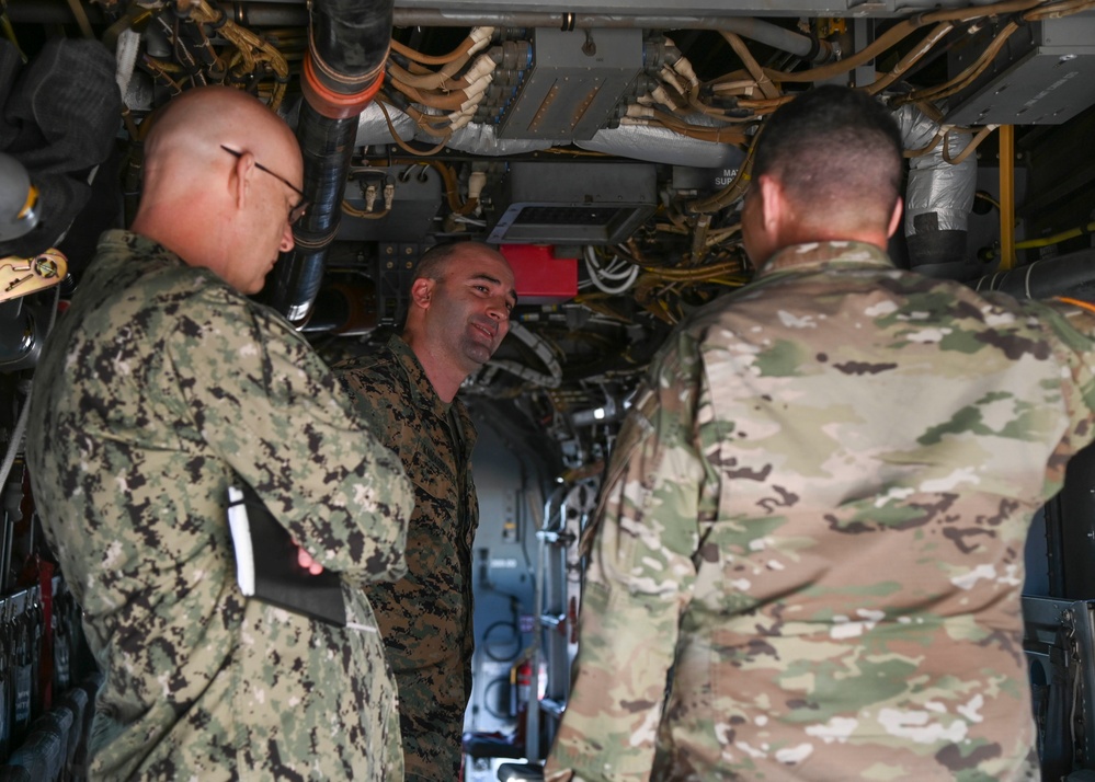 Maj. Gen. Tyler visits NAS Sigonella