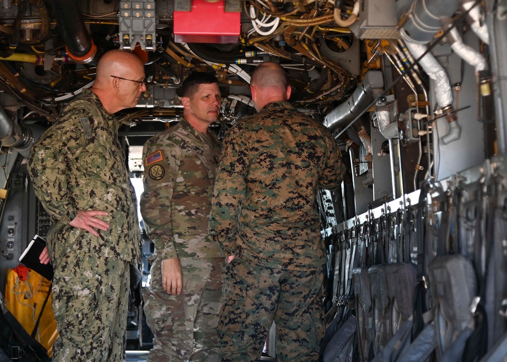 Maj. Gen. Tyler visits NAS Sigonella