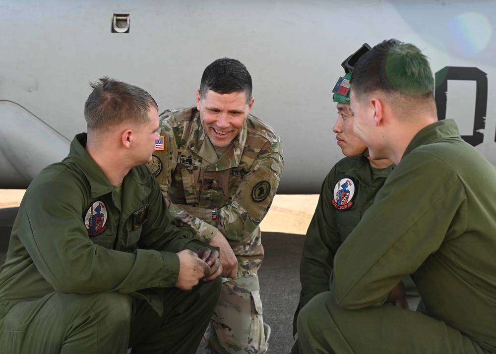 Maj. Gen. Tyler visits NAS Sigonella