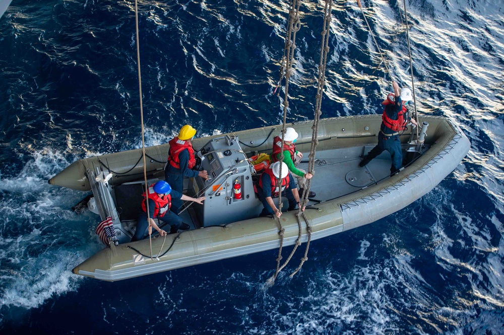 Ike Supports Naval Operations in the Atlantic Ocean