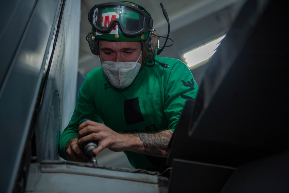 Ike Supports Naval Operations in the Atlantic Ocean
