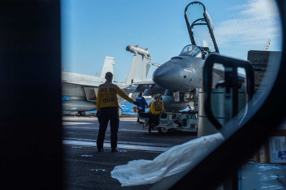 Ike Supports Naval Operations in the Atlantic Ocean