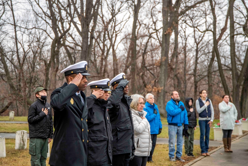 Wreaths Across America at Naval Station Great Lakes