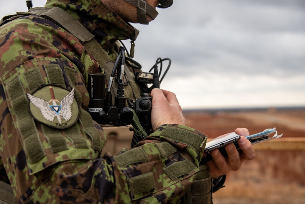 146th ASOS hosts JTAC currency training for Estonian NATO allies