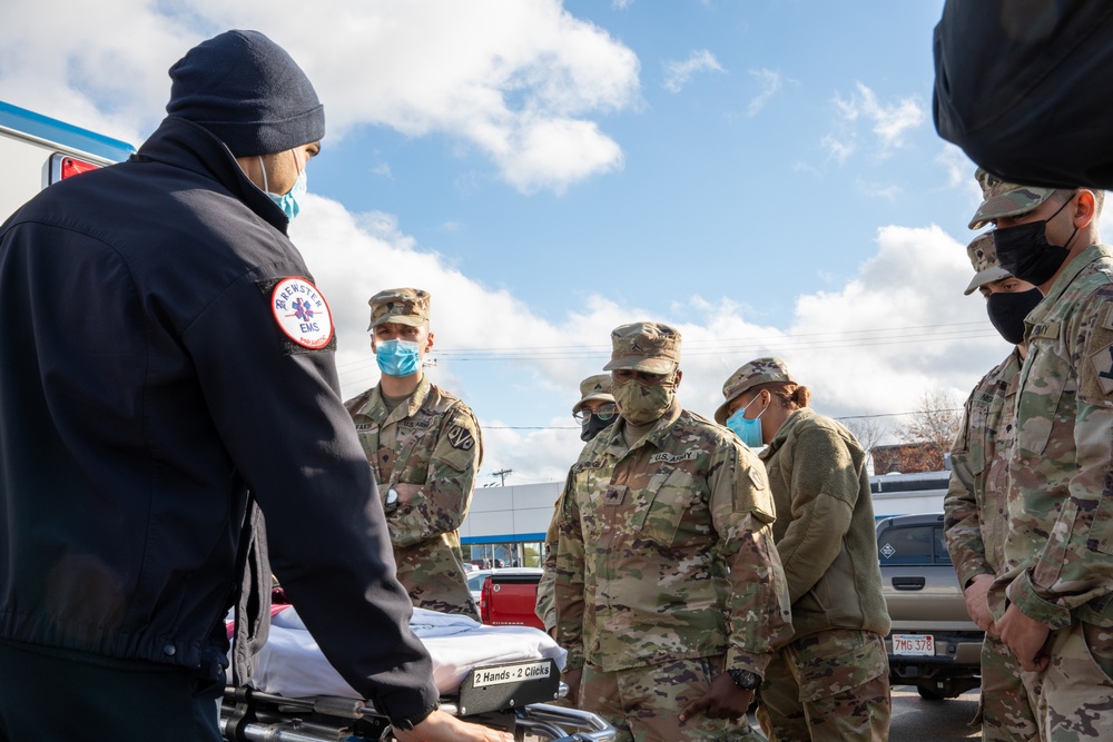 Mass. National Guard receives EMS training