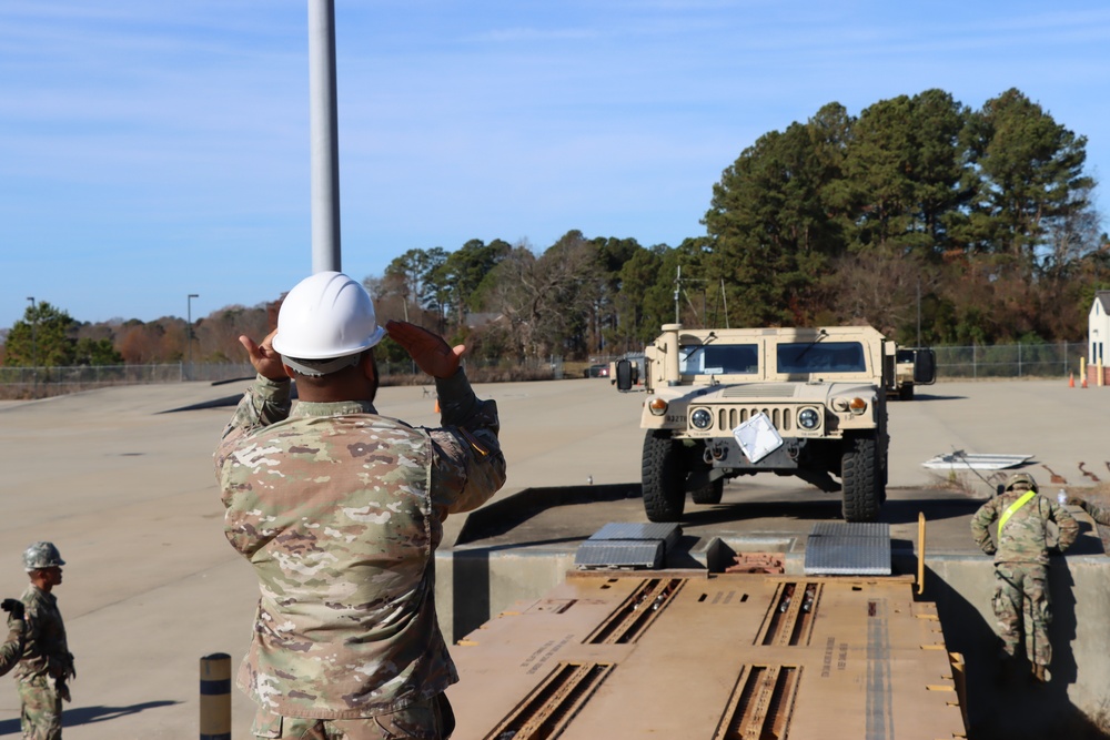 Army Cargo Specialists ensure a culture of safety during rail operations