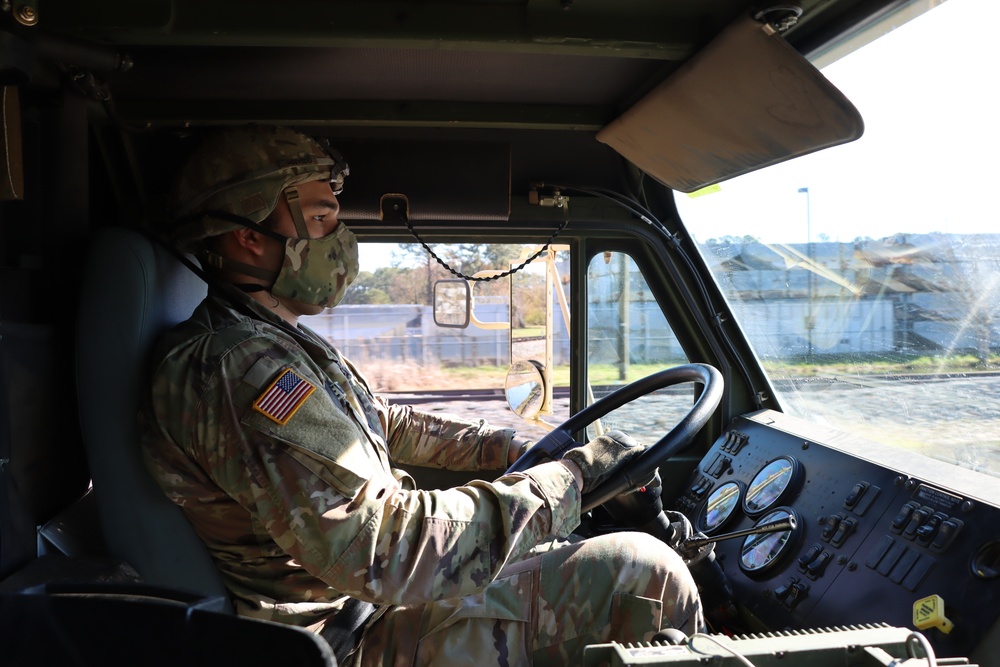 Transportation unit demonstrates readiness during mobility exercise at Fort Eustis
