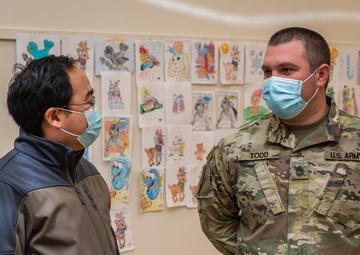 Congressman Andy Kim tours Burlington County Vaccine Mega-Site