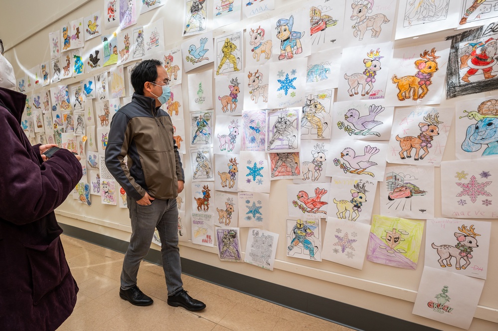 Congressman Andy Kim tours Burlington County Vaccine Mega-Site