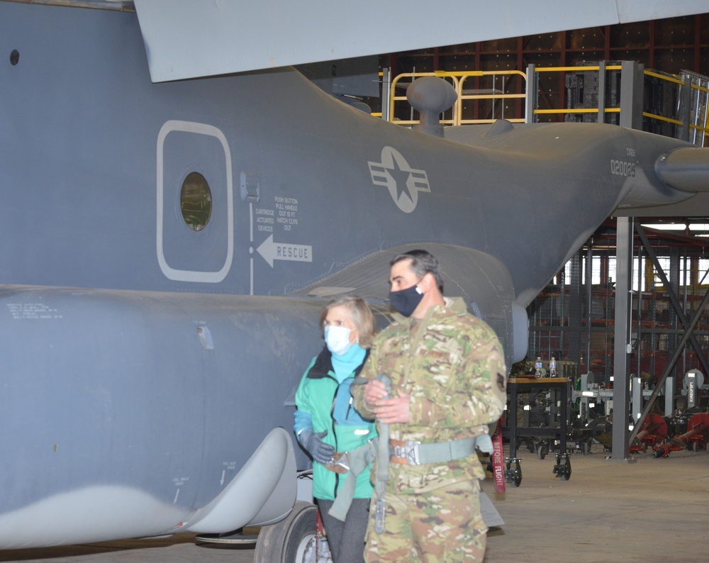 58th SOW honorary commanders take flight, learn about mission