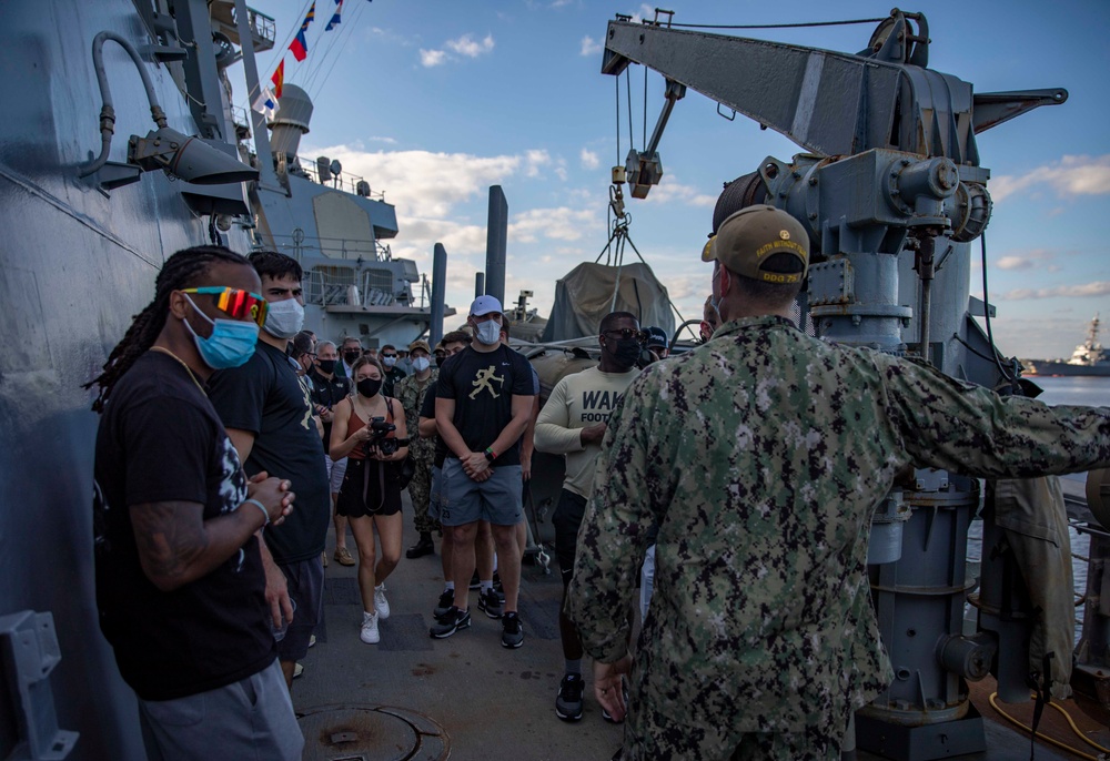 Wake Forest Visits Donald Cook